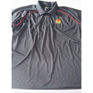 Love's‎ Gas Station Embroidered Womens 2XL Ladies Polo Shirt Black Polyester